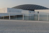 City in the UAE: Road, Water, and Grass