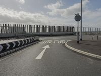 UK Bridge Over Water on a Cloudy Day