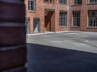 Urban Architecture in Berlin: A Brick Wall Stands Out