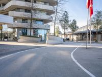 Urban architecture in a bustling city