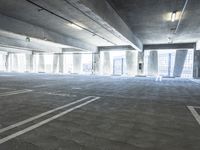 Urban Architecture: Cityscape with Parking Garage and Walkway