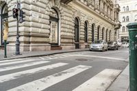 Urban Architecture: Classic Building in a Metropolitan Area