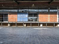 Urban Architecture: Cobblestone Road in Hamburg