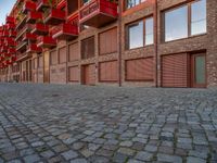 Urban Architecture in Berlin: Modern Warehouse Amidst Historic Buildings