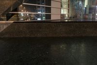 Urban Architecture: Night Lights and Reflections