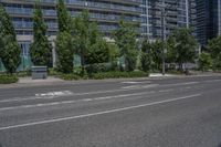 Toronto Urban Architecture with Tree-lined Street