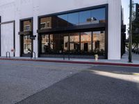 Urban Asphalt Road in Los Angeles Under Clear Skies