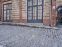 Urban Atmosphere on Cobble Stone Streets in Berlin 001