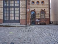 Urban Atmosphere on Cobble Stone Streets in Berlin