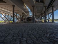 Urban Berlin: Cobblestone Streets Under a Clear Sky