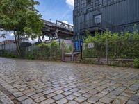 Urban Berlin, Germany: Industrial Warehouse Scene