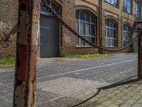 Urban Berlin: Graffiti Adorned Alleyway