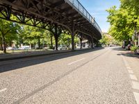 Urban Bridge in Berlin's Art District, Germany