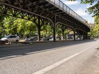 Urban Bridge in Berlin's Art District, Germany