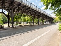 Urban Bridge in Berlin's Art District, Germany