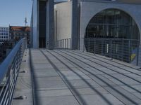 Urban Bridge: A Walkway in Berlin's Architecture