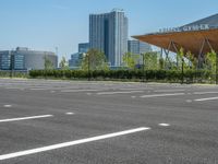 Urban City Life: Asphalt Surfaces and Parking Lot