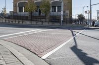 Urban City Life in Toronto: A Street Lit Up by Street Lights