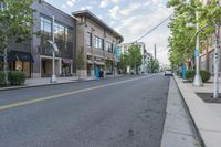 Urban City Road in Denver, Colorado