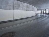 Urban City Skyline: Exploring the Subway Tunnel