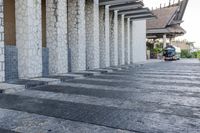 Urban City in Solidaridad, Mexico with Concrete Facade