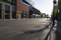 Urban Cityscape: Brick Walls, Clouds, and Contrails