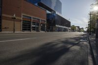 Urban Cityscape: Brick Walls, Clouds, and Contrails