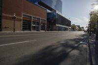 Urban Cityscape: Brick Walls, Clouds, and Contrails