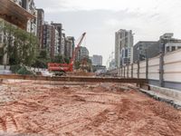 Urban Cityscape in China: Under a Grey Sky
