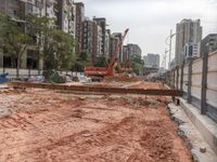 Urban Cityscape in China: Under a Grey Sky