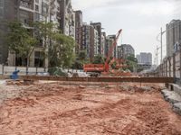 Urban Cityscape in China: Under a Grey Sky