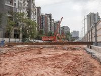Urban Cityscape in China: Under a Grey Sky