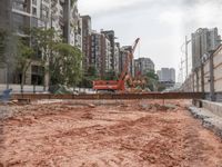 Urban Cityscape in China: Under a Grey Sky
