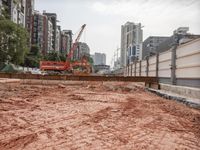 Urban Cityscape in China: Under a Grey Sky