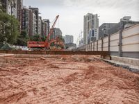 Urban Cityscape in China: Under a Grey Sky