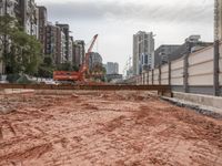 Urban Cityscape in China: Under a Grey Sky