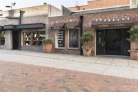 Urban cityscape with clear sky