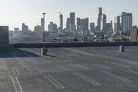 Urban Cityscape: Concrete Skyscrapers Dominating the Skyline