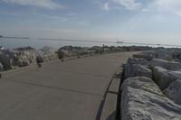 Urban cityscape with concrete street and skyline of Milwaukee, Wisconsin