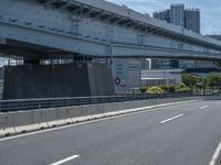 Urban Cityscape: A Day with Clear Sky and Bridge