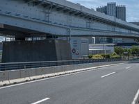 Urban Cityscape: A Day with Clear Sky and Bridge