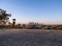 Urban Cityscape of Los Angeles at Dawn