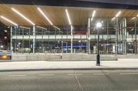 Urban Cityscape at Night: Lights and Buildings in Toronto