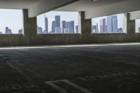 Urban Cityscape: A View of a Parking Garage