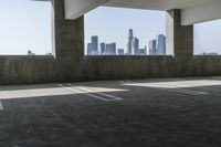 Urban Cityscape: A View of a Parking Garage