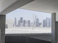 Urban Cityscape: A View of a Parking Garage