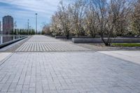 Urban Cityscape with Road, Asphalt, and Buildings