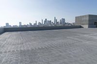 Urban cityscape with skyscrapers and clear sky