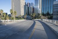 Urban Cityscape with Skyscrapers and Highways