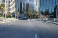 Urban Cityscape with Skyscrapers and Highways